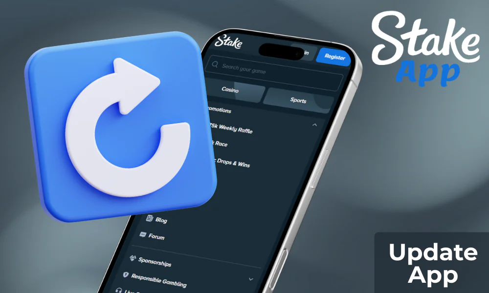 How to quickly update the Stake app